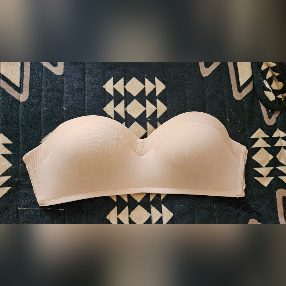 Livley Cream Strapless Bra